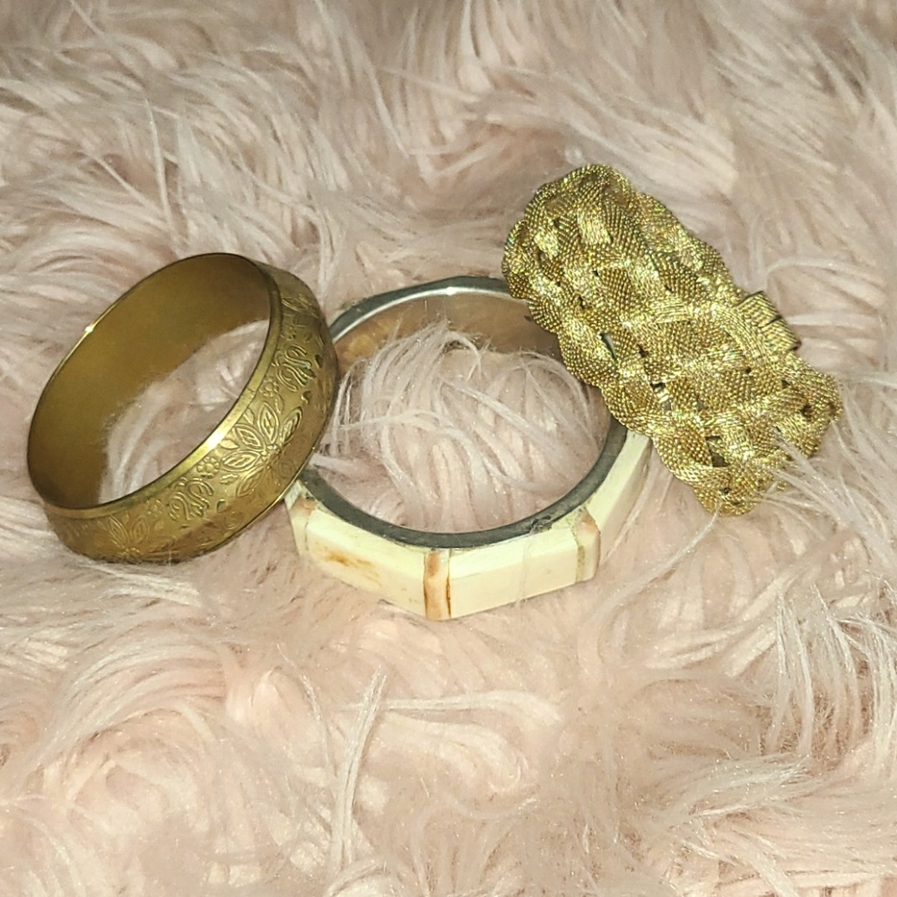 Gold bracelets